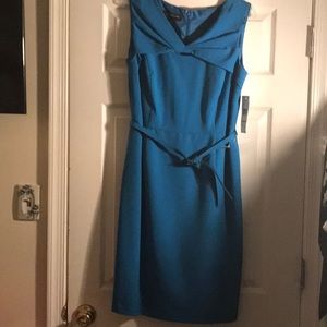 NWT JONES NEW YORK BELTED SLEEVELESS DRESS 12